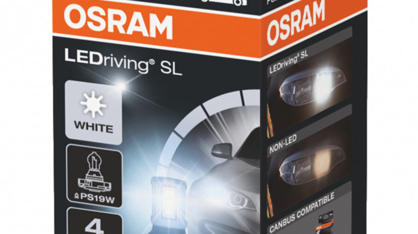 Led Osram PS19W 12V 1,8W PG20/1 6000K Alb LEDriving SL 5201DWP