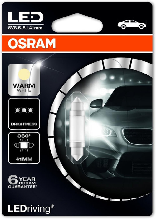 Led Osram Sofit 12V C5W Alb 4000K 41mm 6499WW-01B