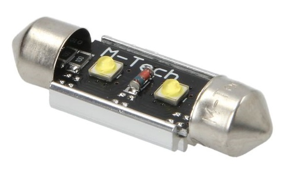 Led Platinum M-Tech Sofit 12V 2 SMD C5W SV8,5 Canbus Alb 6000K 36mm TULB813W-01B