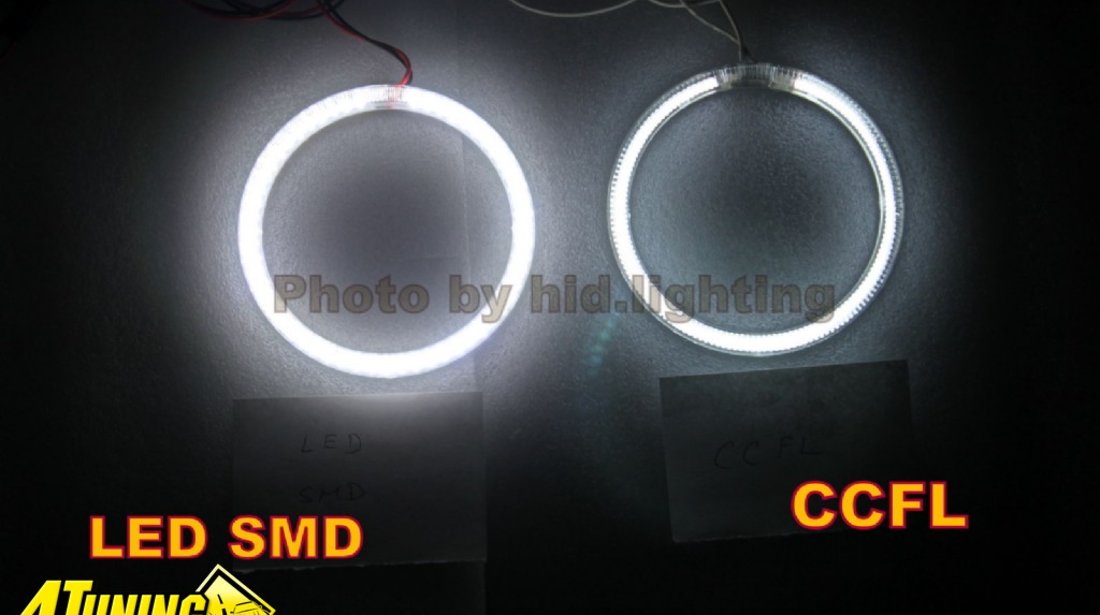 LED SMD angel eyes alb BMW e46 coupe facelift 2003 2006