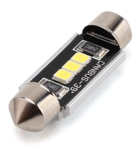 Led Sofit 12V 3 SMD 2835 Canbus Super Bright Alb 6000K 39mm BTLE1284-39MM 516027