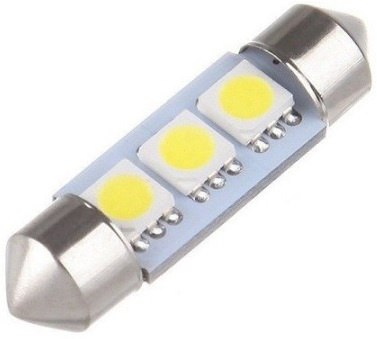 Led Sofit 12V 3 SMD Alb 6000K 39mm