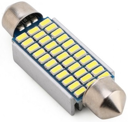 Led Sofit 12V 33 SMD 3014 Canbus Alb 6000K 42mm
