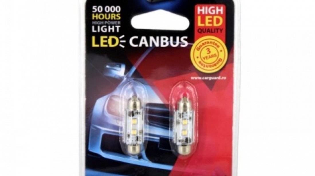 Led Sofit Carguard 3 SMD Canbus 39mm CAN111