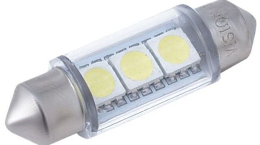 Led Sofit Vision Festoon SV8.5 36MM 12V 3X 5050 SMD, ALlb, 1 Buc 58363