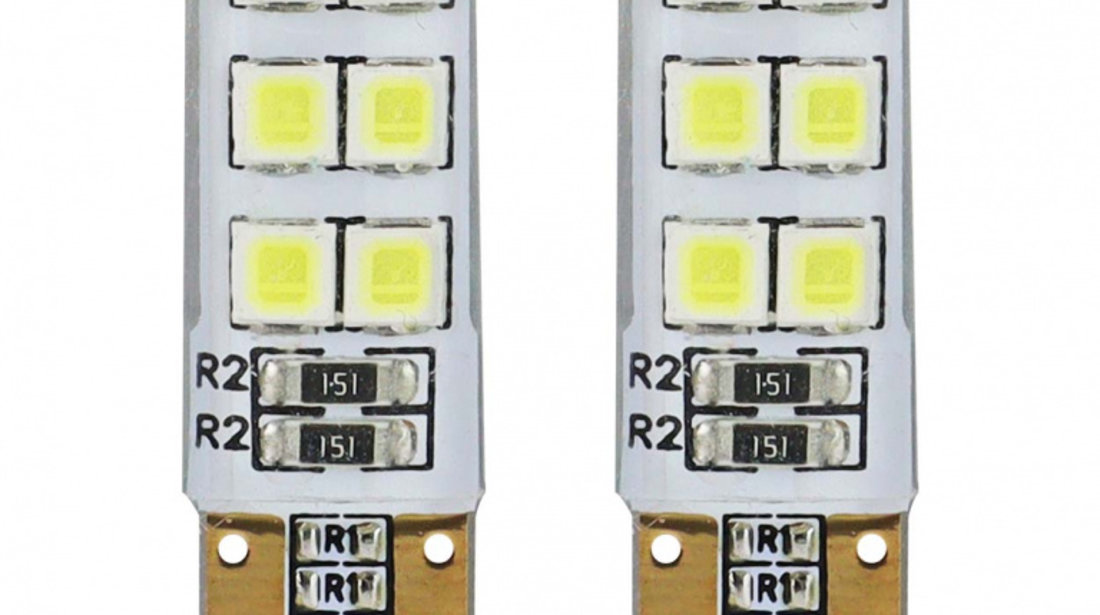 Led Standard T10 W5w 12xsmd 2835 12v Silca Amio 01095