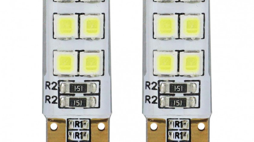 Led Standard T10 W5w 12xsmd 2835 12v Silca Amio 01095