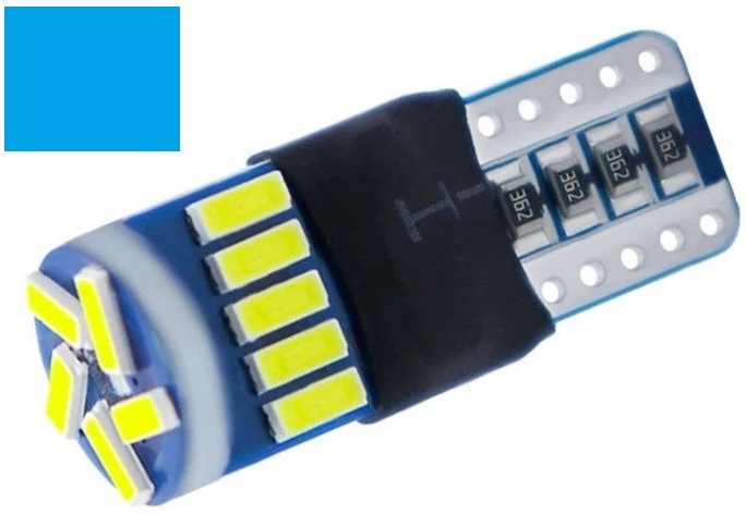Led T10 12V 15 SMD 4014 Canbus Albastru T10-4014-15SMD-A-BLUE 783306