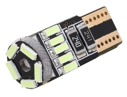 Led T10 12V 15 SMD 4014 Rosu Canbus T10-4014-15SMD-B-ROSU 806945