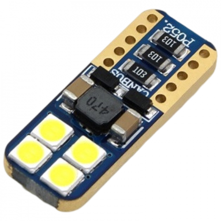 Led T10 12V / 24V 8 SMD 3030 Canbus Premium Alb 6000K BTLEK003