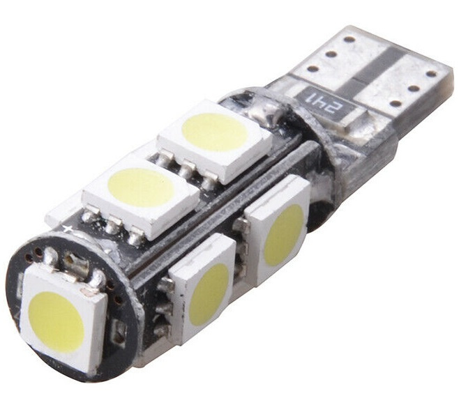 Led T10 12V 9 SMD 5050 Canbus Alb 6000K KRU144