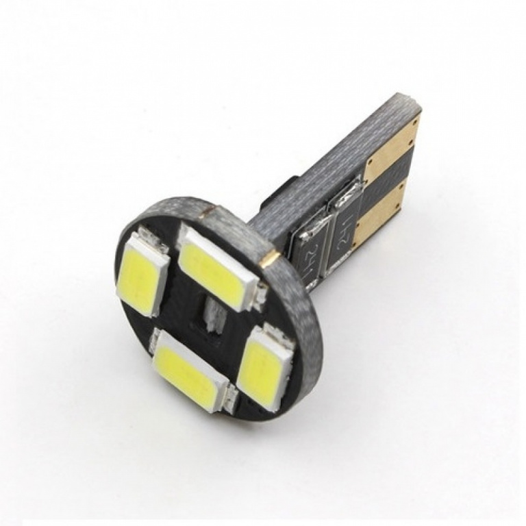 Led T10 4 SMD Canbus Fata BTLEC004