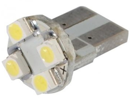 Led T10 4 SMD Fata Rosu