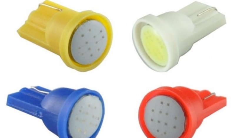 Led T10 Cob Albastru