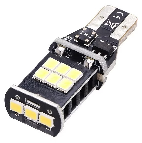 Led T15 12V 15 SMD Canbus Alb 6000K LED 260