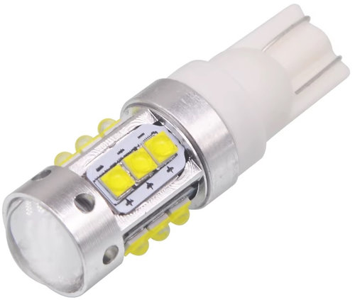 Led T15 12V 16 SMD 2525 + 1 Led 5W Canbus Alb 6000K 220118-20
