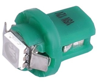 Led Vision B8.5D 12V 1 SMD 5050 T5 Bax Verde 58925