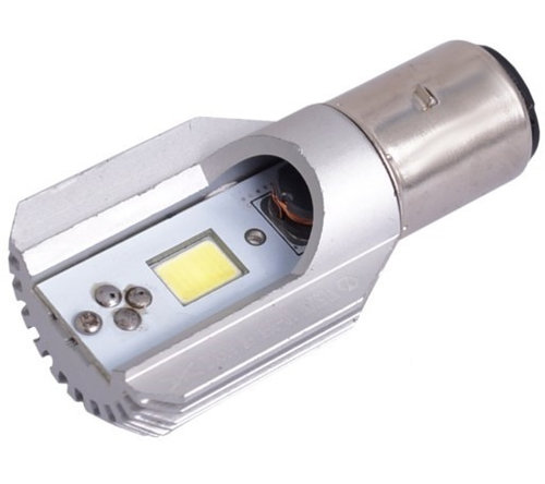 Led Vision BA20D 12V / 24V 6W 2 COB S2 Alb 6000K 58958