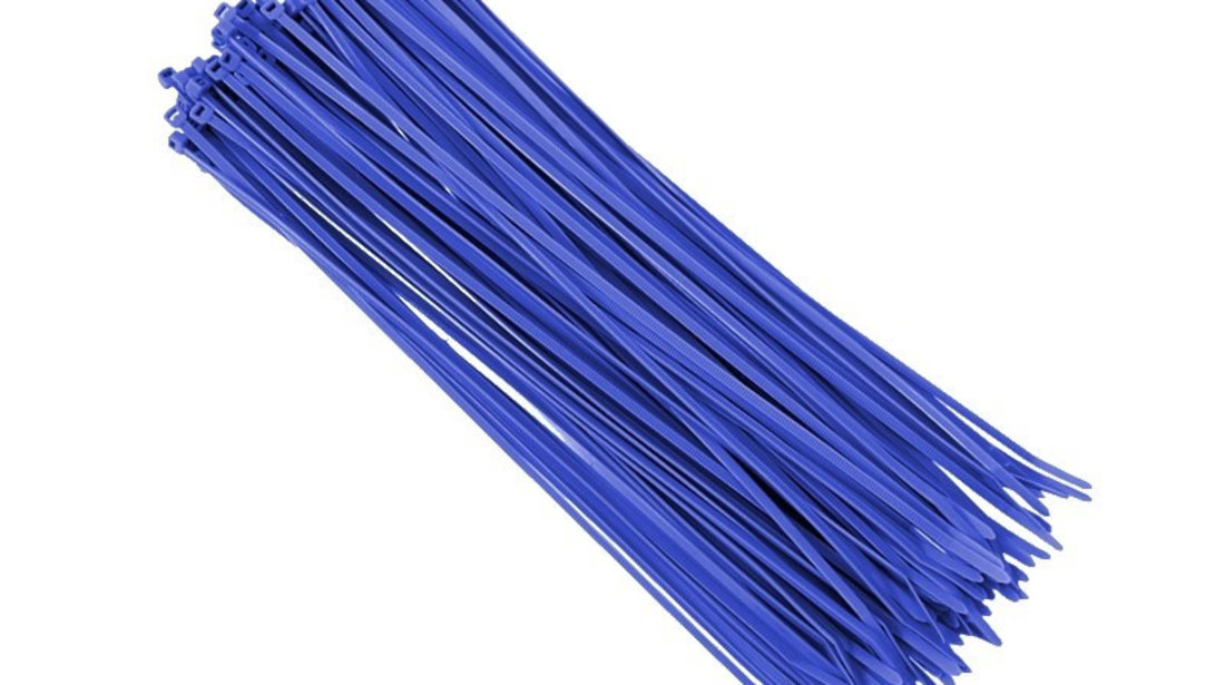Legături De Cablu Din Nailon 300x3,6 Mm, Albastre, 100 Buc Carmotion 86100