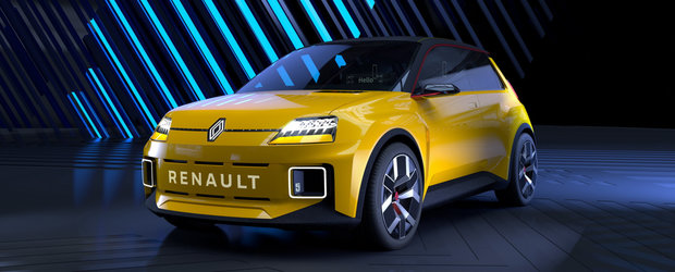 Legendarul Renault R5 se intoarce sub forma unui concept electric. GALERIE FOTO completa