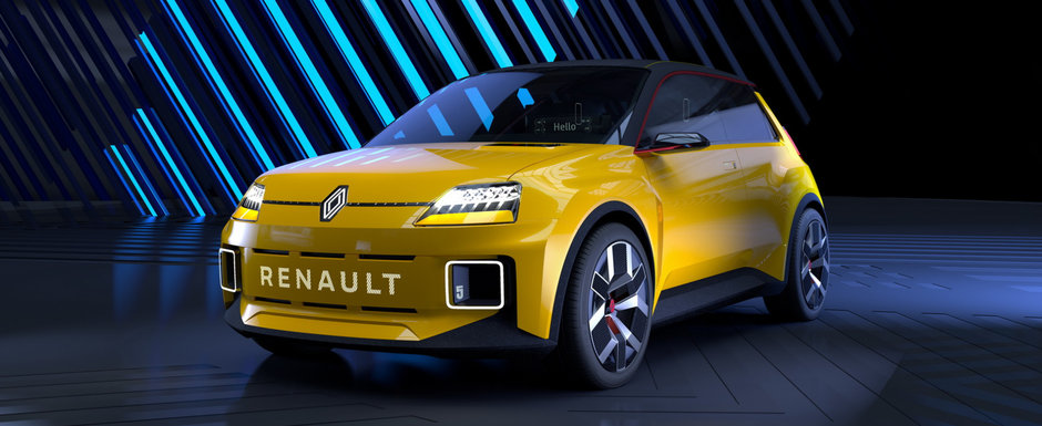 Legendarul Renault R5 se intoarce sub forma unui concept electric. GALERIE FOTO completa