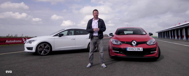 Leon Cupra vs Megane RS: Care-i mai rapid pe circuit?