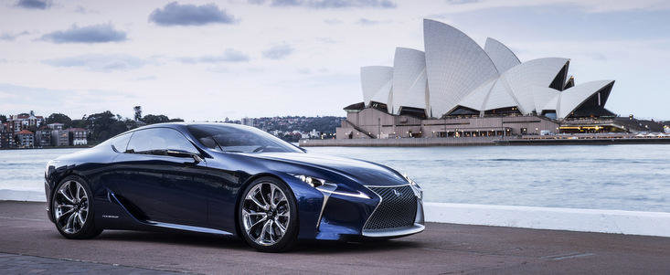 Lexus a prezentat in Australia conceptul LF-LC Blue Lexus a prezentat in Australia conceptul LF-LC Blue