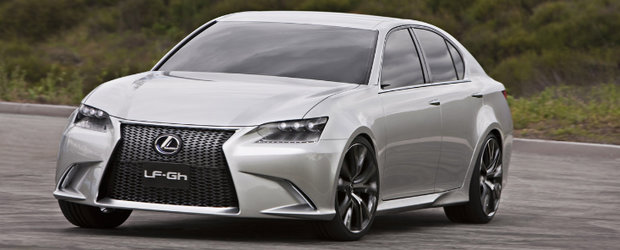 Lexus dezvaluie noul LF-Gh, un concept hibrid cu aspect dramatic