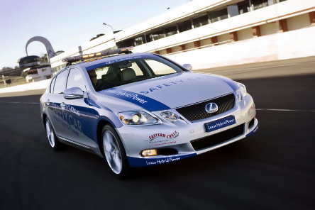 Lexus GS 450h, safety car in Australia