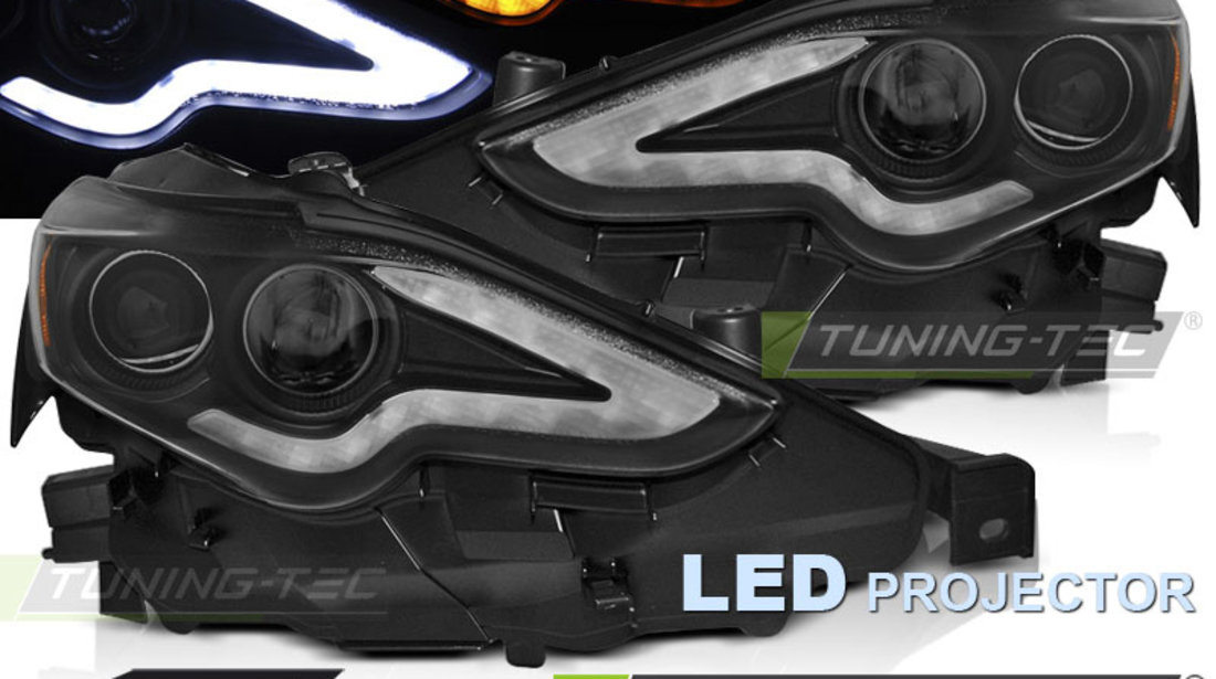 LEXUS IS 13-16 LED Proiector TUBE BLACK