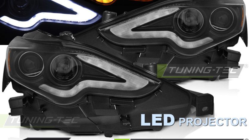 LEXUS IS 13-16 LED Proiector TUBE BLACK