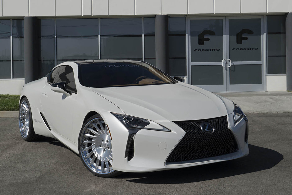 Lexus LC500 cu jante Forgiato