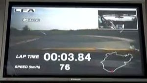Lexus LFA, mai rapid decat Nissan GT-R la Nurburgring