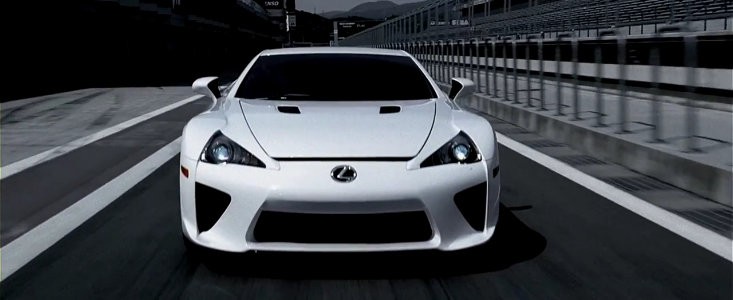 Lexus ne incanta privirile cu o noua reclama incitanta, supercarul LFA este principala atractie