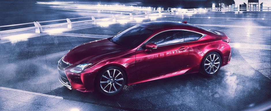 Lexus RC Coupe: Noi imagini cu rivalul bavarezului BMW Seria 4