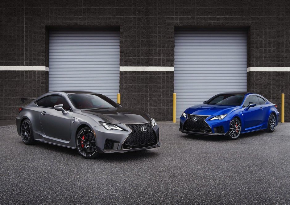 Lexus RC F facelift si RC F Track Edition