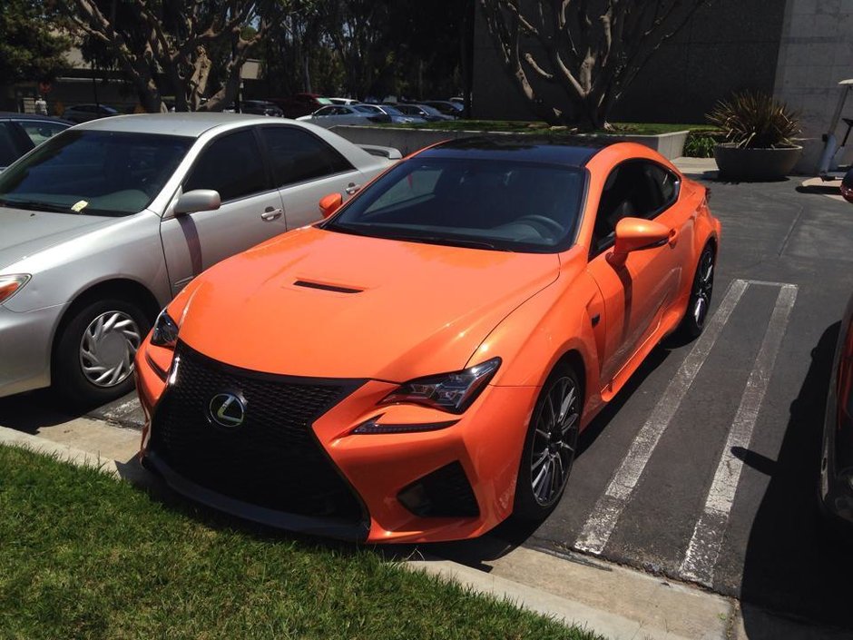 Lexus RC F in Solar Flare