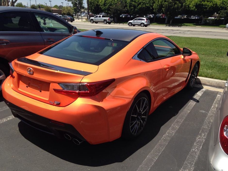 Lexus RC F in Solar Flare