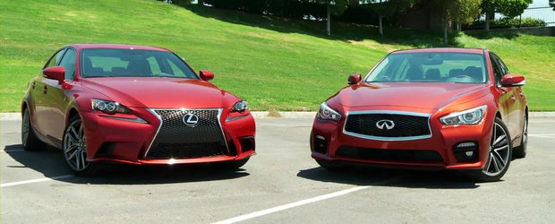 Lexus vs Infiniti: Noul IS350 F-Sport, fata in fata cu recent lansatul Q50 S