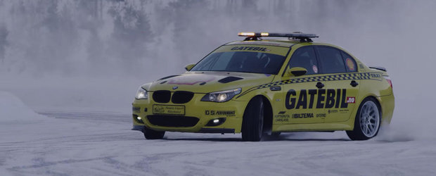 Liam Doran vs. Gatebil pe gheata, adica un BMW M5 contra toata lumea