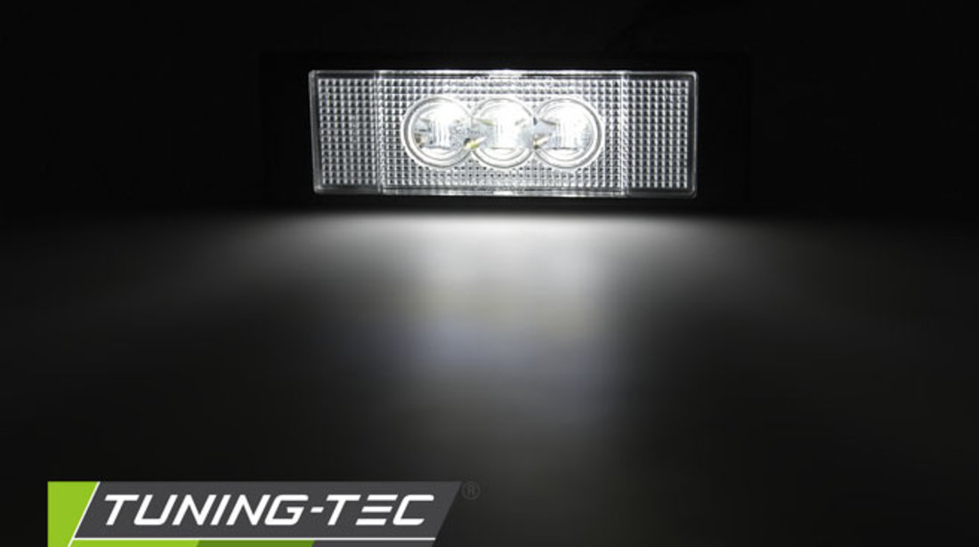 LICENSE LED 3x LIGHTS CLEAR compatibila BMW E63/E64/E81/E87/Z4/MINI