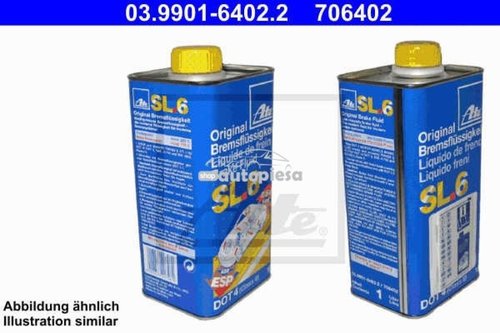 Lichid de frana ATE SL6 DOT4 ESP 1 L 03.9901-6432.2 piesa NOUA