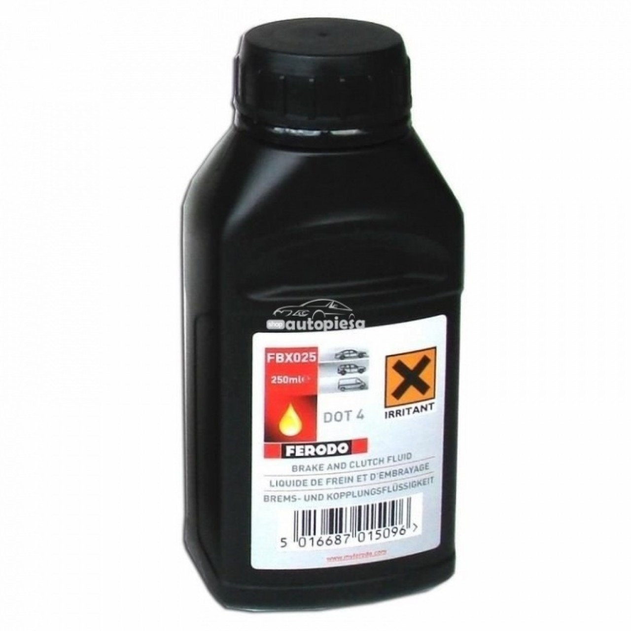 Lichid de frana FERODO DOT4 250 ML FBX025 piesa NOUA