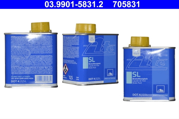 Lichid Frana Dot4 Var.b 0.5l Ate 03.9901-5831.2