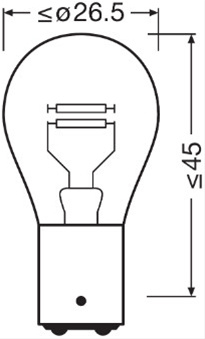 Lichidare Stoc Blister 2 Becuri 12v 21/5w P21/5w Original Rpnbb Osram 7528-02B