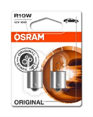 Lichidare Stoc Blister 2 Becuri 12v10w R10w Original Rpnbb Osram 5008-02B