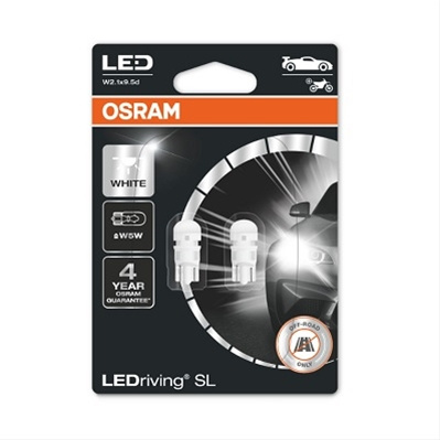 Lichidare Stoc Set 2 Becuri Led Tip W5w 12v 6000k Rpnbb Osram 2825DWP-02B