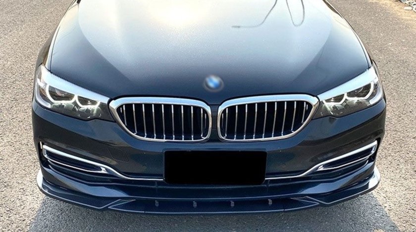 Lip bara fata BMW G30 G31 Seria 5 (17-19) Luxury Line Black Design