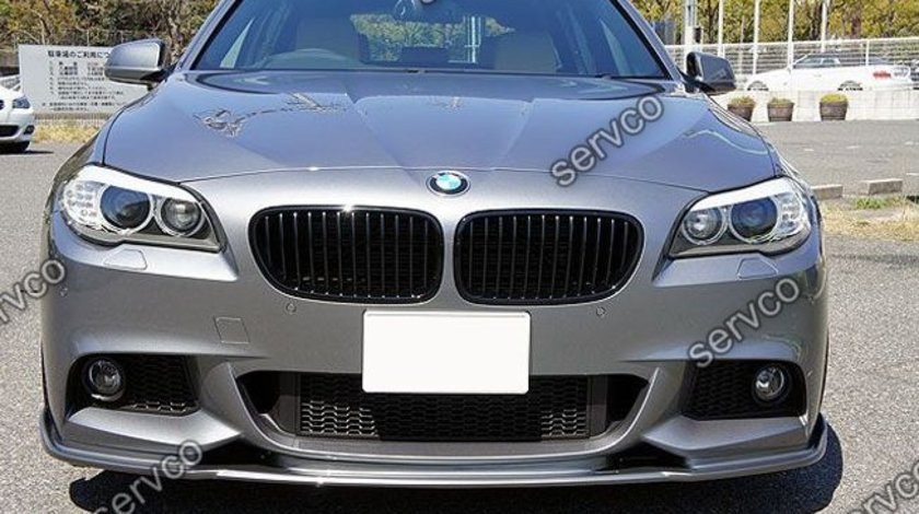 Lip buza tuning sport bara fata BMW F10 F11 Hamann pt bara pachet M tech Aerodynamic v2