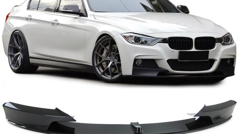 Lip / Prelungire bara fata BMW seria 3 F30 F31 F35 M-Performance design carbon look